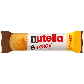 Батончик Nutella B-ready вафельный с начинкой из ореховой пасты с какао и вафельных шариков 22г - купить, цены на Auchan - фото 6