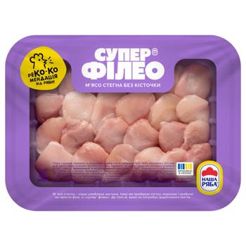 Медальоны с филе бедра Супер Филео без косточки ~0,5кг - купить, цены на МегаМаркет - фото 1