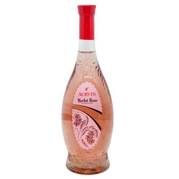 Aurvin Rose Semi-Dry Wine 11-13% 0.75l - buy, prices for NOVUS - photo 1