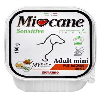 Miocane Sensitive Monoprotein Wet Food with Turkey for Dogs 150g