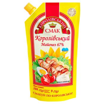 Майонез Королевский вкус Королевский 67% 300г - купить, цены на ЕКО Маркет - фото 1