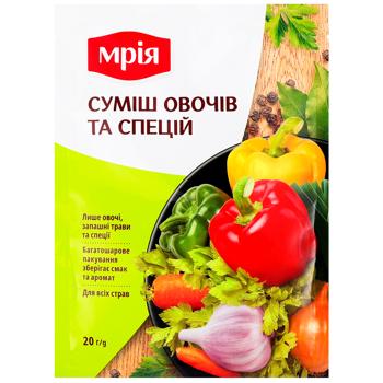 Mriia Vegetables and Spices Mix Seasoning 20g - buy, prices for EKO Market - photo 1