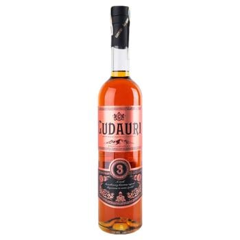 Коньяк Gudauri 3 года 40% 0,7л - купить, цены на AlcoHub - фото 1