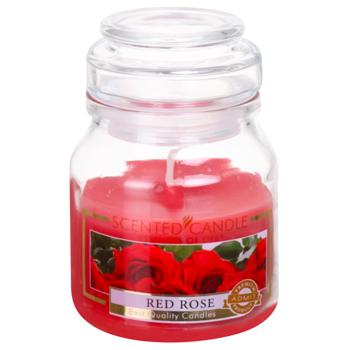 Admit Red Rose Сandle in Glass Jar - buy, prices for Vostorg - photo 1