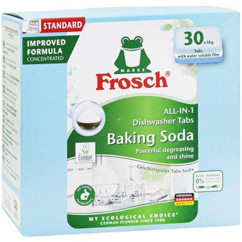 Frosch Baking Soda Dishwasher Tabs 30pcs - buy, prices for NOVUS - photo 3