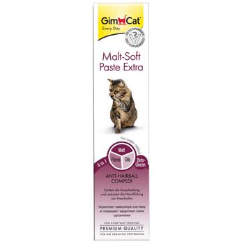 Паста для котів GimCat Malt-Soft Extra 200 г (для виведення шерсті)