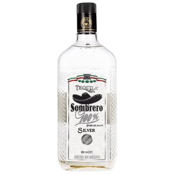 Текила Sombrero Silver 38% 1л - купить, цены на - фото 1