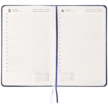 Axent Partner Lines Dated Dark Blue Diary 2024 A5 - buy, prices for - photo 3