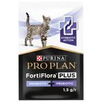 Пробиотик с пребиотиком для кошек Purina Pro Plan FortiFlora Plus для поддержания микрофлоры желудочно-кишечного тракта 1шт х 1,5г