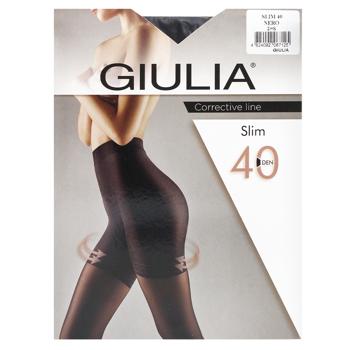 Колготи жіночі Giulia Slim 40 Den Nero розмір 2 - купити, ціни на NOVUS - фото 1