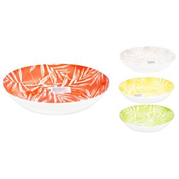 Leaves Soup Plate 20cm in assortment - buy, prices for Auchan - photo 1