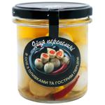 Ekodyvo Quail Eggs Marinated in Oil with Olives and Hot Pepper 350g