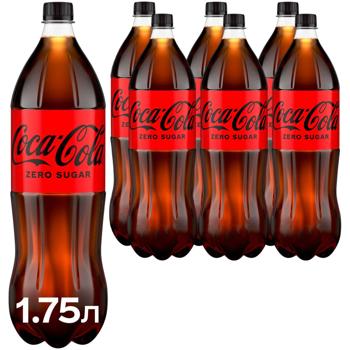 Напиток газированный Coca-Cola Zero Sugar 1,75л