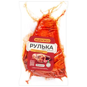 #ЦЕМ'ЯСО Chilled Brutal Pork Knuckle in Sweet Sour Marinade with Cranberry ~1kg