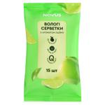 Novus Wet Wipes with Lime Aroma 15pcs