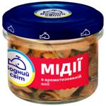 Vodniy Svit Salted Mussels in Aromatic Oil 170g