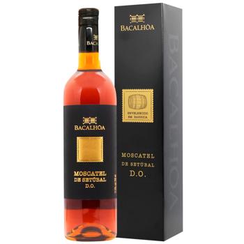 Bacalhoa Moscatel de Setubal Colheita 2yo White Sweet Fortified Wine 17.5% 0.75l - buy, prices for WINETIME - photo 1