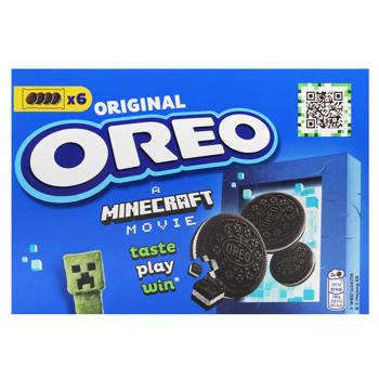 Печенье-сэндвич Oreo с какао и кремовой ванильной начинкой 228г - купить, цены на - фото 3