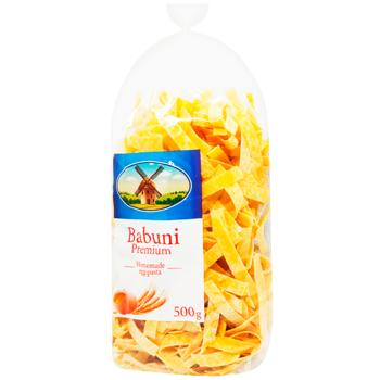 Макаронные изделия Babuni Premium №10 лапша яичная 500г - купить, цены на Cупермаркет "Харьков" - фото 2