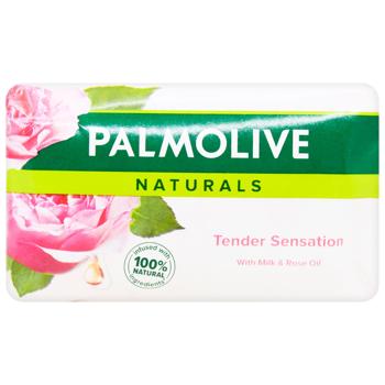 Мыло твердое Palmolive Naturals Tender Sensation Milk & Rose Oil 150г