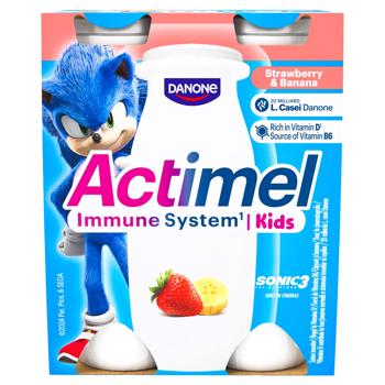 Actimel Strawberry-Banana Fermented Milk Product 1.4% 4*100g - buy, prices for MegaMarket - photo 2