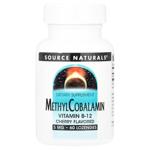 Витамин В12 Source Naturals Высокая эффективность 5мг 60 леденцов