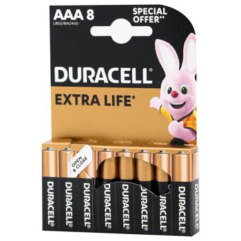 Duracell AAA Alkaline Batteries 8pcs - buy, prices for - photo 2