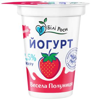 Bili Rosy Happy Strawberry Yoghurt 2.5% 280g - buy, prices for Auchan - photo 1