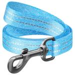 Waudog Re-cotton Reflective Leash 3m/15mm Blue