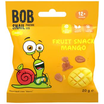 Снек фруктовий Bob Snail манго 20г - купити, ціни на Auchan - фото 1