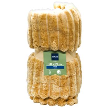 Плед Actuel 130х170 280г/м2 смужки - купить, цены на Auchan - фото 2
