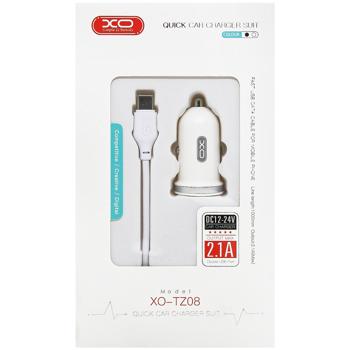 Автомобільний зарядний пристрій XO TZ + кабель TC - купити, ціни на Auchan - фото 2