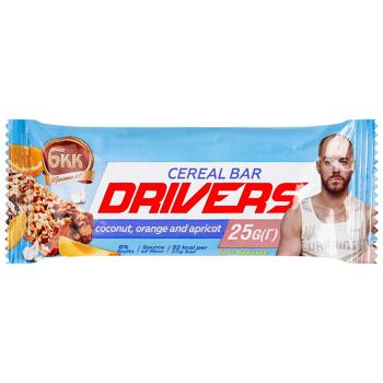 BKK Drivers Cereal Bar with Coconut, Orange and Apricot 25g - buy, prices for - photo 1