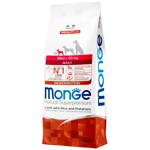 Корм сухий Monge Monoprotein з ягням, рисом та картоплею для собак малих порід 7,5кг