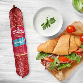 Bashchynskyi Ukrainian Raw Smoked Poultry Sausage High Grade - buy, prices for - photo 5