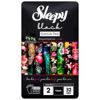 Sleepy Black Long 2 Daily Pads 32pcs - buy, prices for Tavria V - photo 1