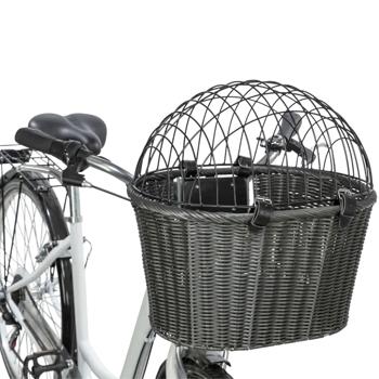 Trixie Front Bicycle Basket корзина на велосипед для собак 44x41x34 см - антрацит - купити, ціни на MasterZoo - фото 4