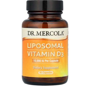 Dr. Mercola Liposomal Vitamin D3 10000 IU 90 capsules