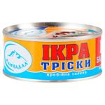 Ікра тріски Камчадал пробійна солена 80г