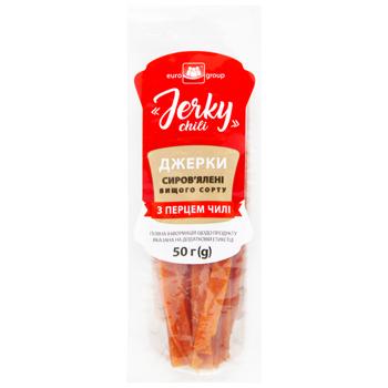 Джерки Eurogroup с перцем чили 50г - купить, цены на Таврия В - фото 1