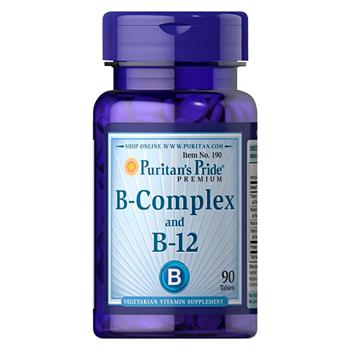 Puritan's Pride B-Complex and Vitamin B-12 90 tablets - buy, prices for Biotus - photo 1