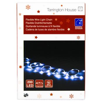 Гірлянда Tarrington House світлодіодна холодний білий 200LED 10м - купити, ціни на METRO - фото 4