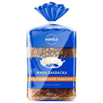 Agrola Lvivskyi Bread custard on starters 400g - buy, prices for Auchan - photo 1