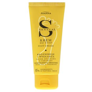 Joanna Sensual Argan Oil Foot Cream 100g - buy, prices for MegaMarket - photo 1