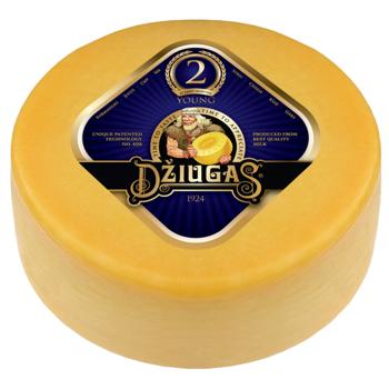 Dziugas Young Cheese 2 months 40% - buy, prices for Chudo Market - photo 1