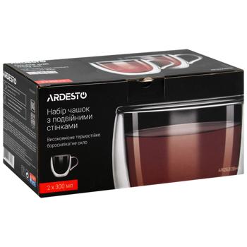 Ardesto Double Wall Cup Set 2pcs 300ml - buy, prices for - photo 4