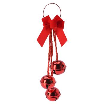 Koopman Door Hanger with Bells Red