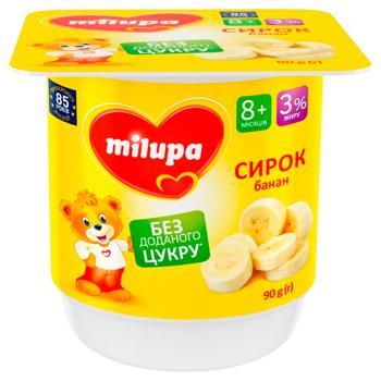 Milupa Banana Cottage Cheese 3% 90g