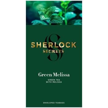 Чай зеленый Sherlock Secrets Зеленая Мелисса 1,8г*22шт - купить, цены на Auchan - фото 2