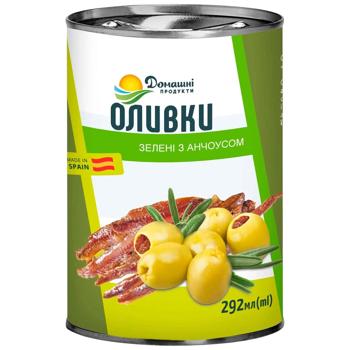 оливки Домашні продукти анчоус консервована 292мл залізна банка Іспанія - купити, ціни на Торба - фото 1